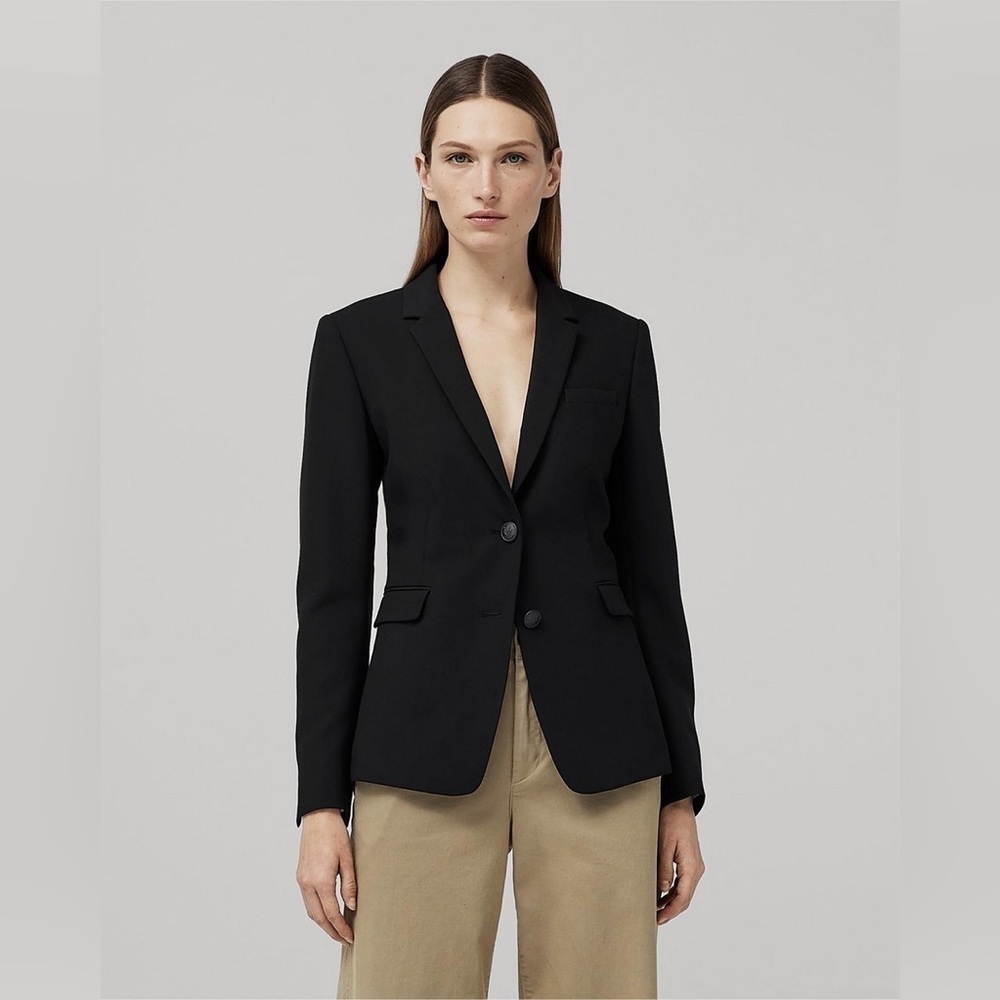Rag & Bone Razor Cady Crepe Blazer - Picture 2 of 8